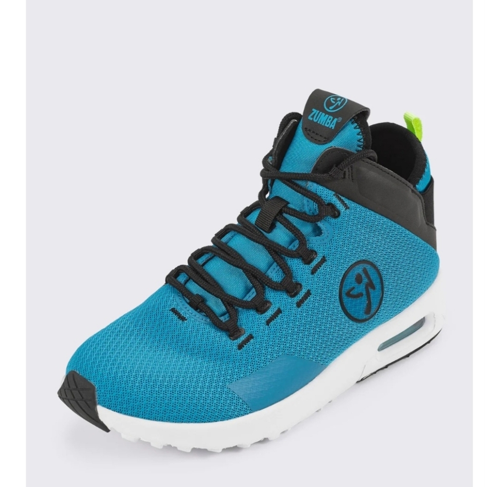 NWT Zumba Fitness Air Funk Blue Hightops